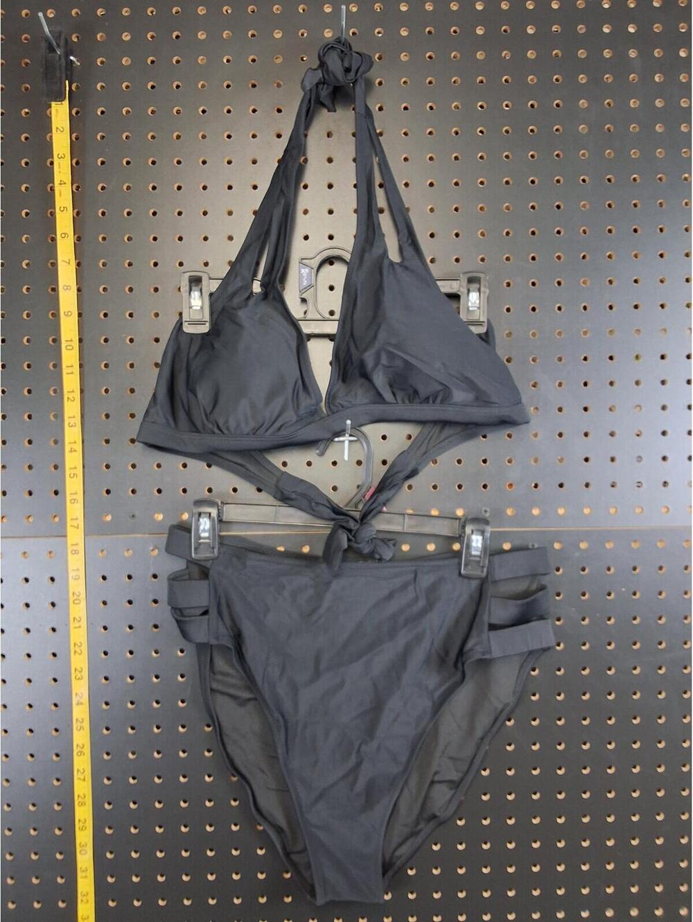 Black High-Waisted Bikini Set - Stylish & Comfortable XXL